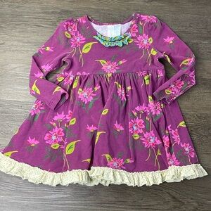 Matilda Jane Floral Blossom Lap Dress Paint by Numbers Girls Size 2